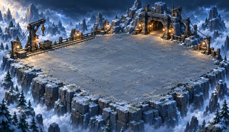 Stormsteel Summit mining environment