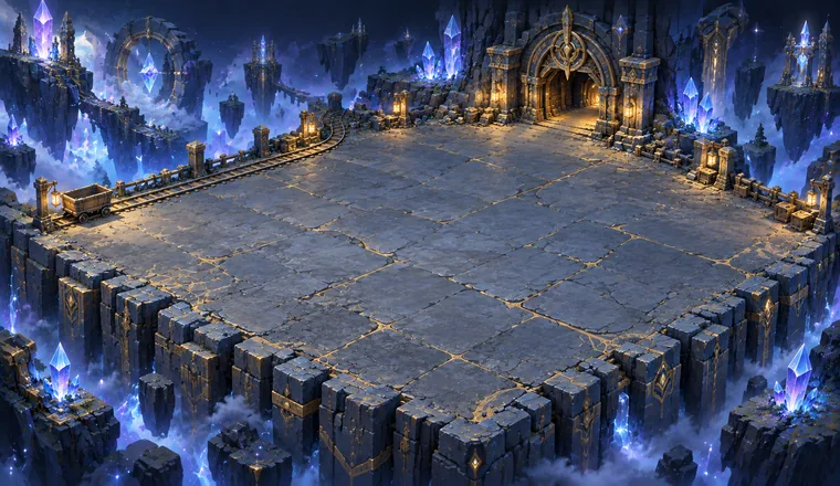 Astral Vault mining environment